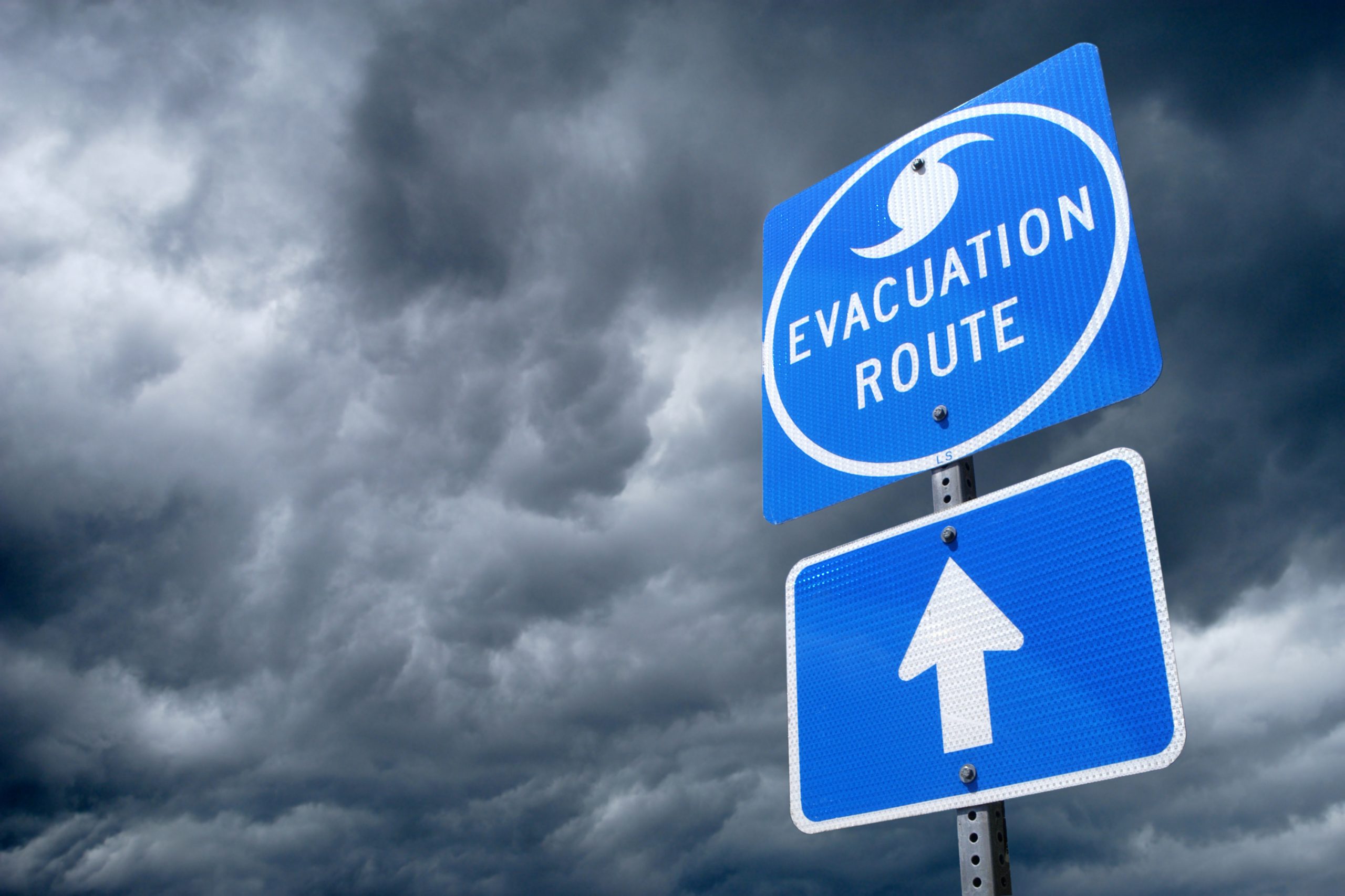 Hurricane Evacuation Route Road Sign | Rea CPA